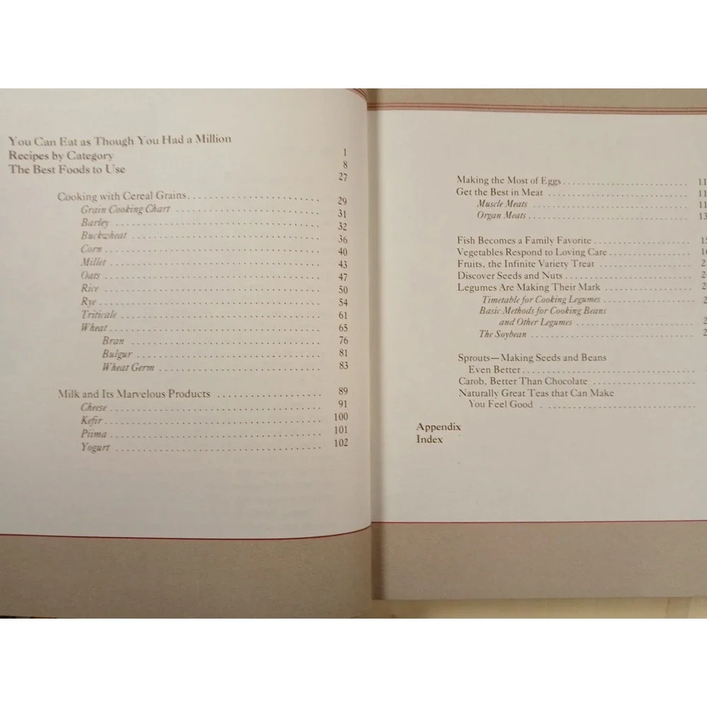 Rodale's Naturally Great Foods Cookbook by Nancy Albright 1977‎ Vintage HC Book